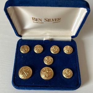 Vintage Ben Silver Buttons
